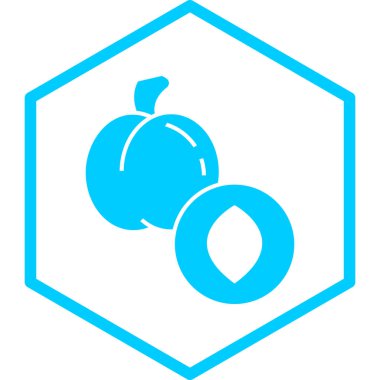 Taze meyve ikonunun çizimi