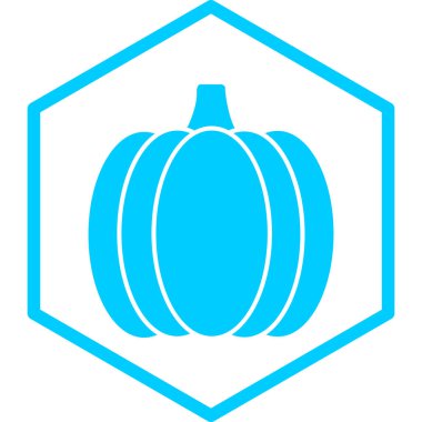 Balkabağım. Web simgesi basit illüstrasyon