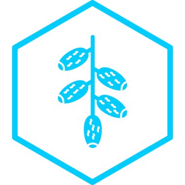 Bir ağaç simgesinin vektör illüstrasyonu