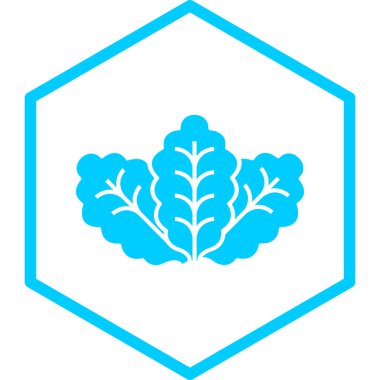 Bitki. Web simgesi basit illüstrasyon