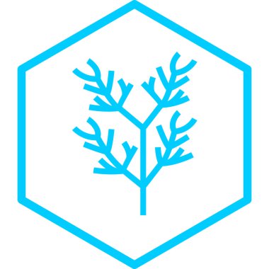 Ağaç. Web simgesi basit illüstrasyon