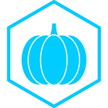 Balkabağım. Web simgesi basit illüstrasyon