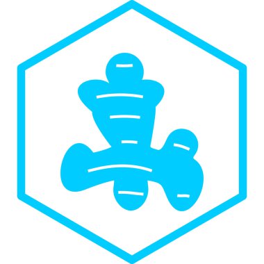 Bir yılan simgesinin vektör illüstrasyonu