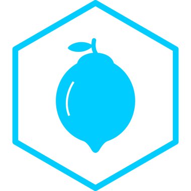 Taze meyve simgesinin vektör çizimi