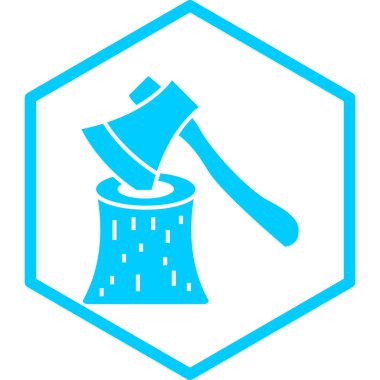 Modern balta simgesinin vektör çizimi