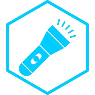 el feneri. Web simgesi basit illüstrasyon