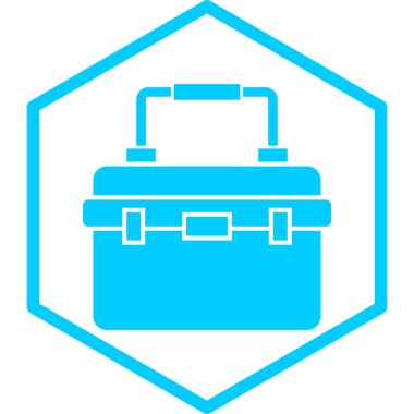 Çanta. Web simgesi basit illüstrasyon