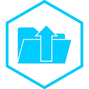 Soyut arka gruba izole edilmiş bir simge yükle