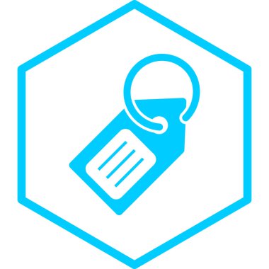 Etiket. Web simgesi basit illüstrasyon