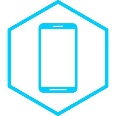 Akıllı telefon. Web simgesi basit tasarım