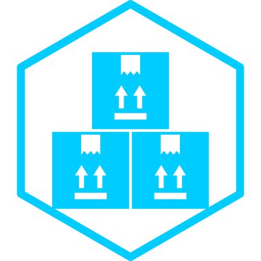 kutu simgesi, vektör illüstrasyonu