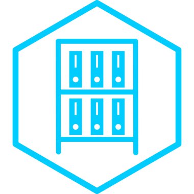 arşiv vektörü simgesi modern basit illüstrasyon