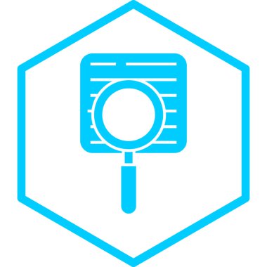 Büyüteç simgesi beyaz arkaplanda izole edilmiş. vektör illüstrasyonu