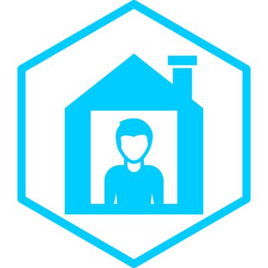 ev simgesi vektör illüstrasyonu