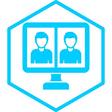 Web simgesinin vektör illüstrasyonu