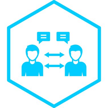 İnsan simgesinin vektör illüstrasyonu