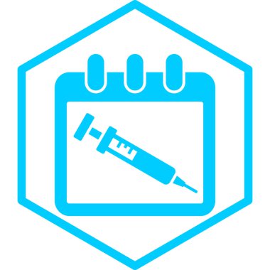 Takvim simgesi, vektör çizimi