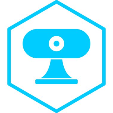 Web kamerası. Web simgesi vektör illüstrasyonu