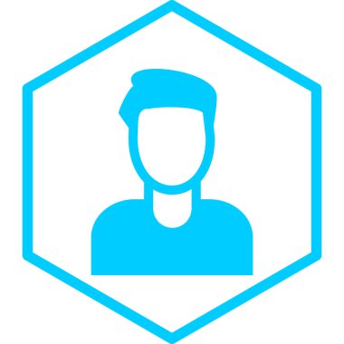 İnsan simgesi soyut bir grupta izole edildi