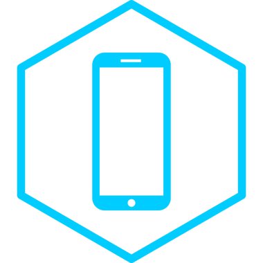 Akıllı telefon. Web simgesi basit tasarım