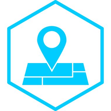 navigasyon iğne işaretçisi, beyaz arkaplan üzerindeki konum simgesi, vektör illüstrasyonu