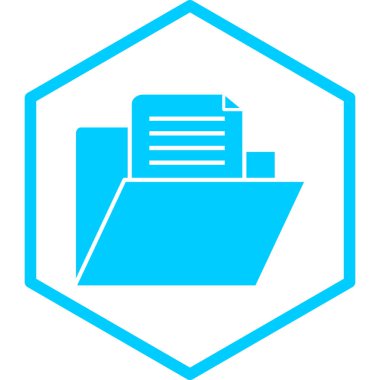 Dosya. Web simgesi basit illüstrasyon