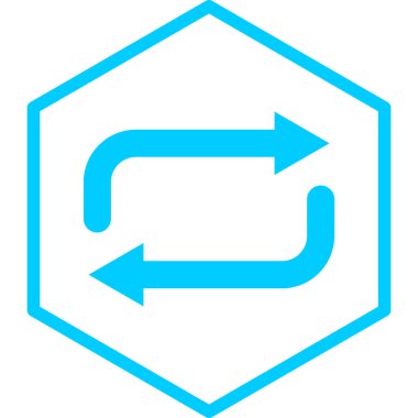 Ok. Web simgesi basit illüstrasyon