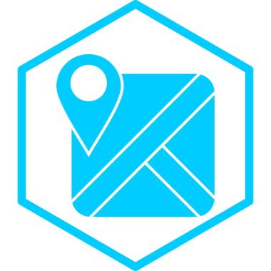 Harita iğnesi. Web simgesi