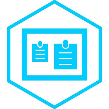 Belge. Web simgesi basit illüstrasyon