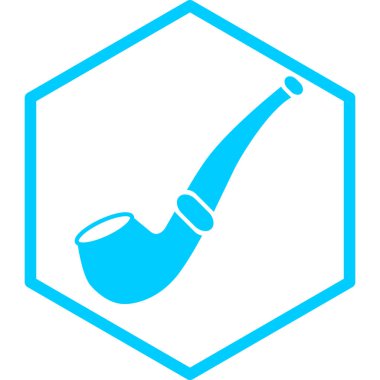 tüten pipo ikonu. vektör illüstrasyonu