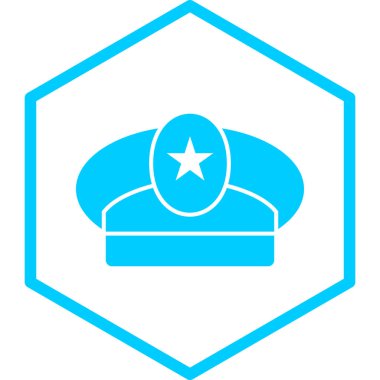 Bir yıldız simgesinin vektör illüstrasyonu