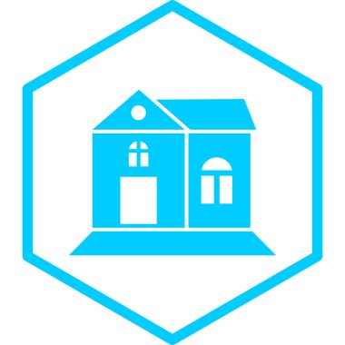 ev simgesi vektör illüstrasyonu