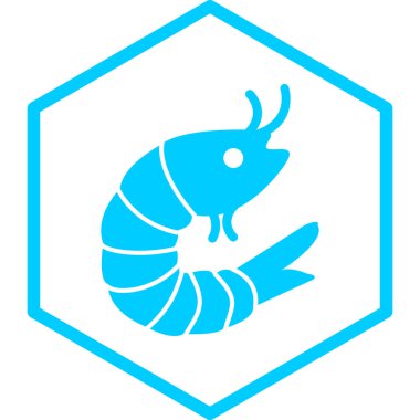 Yengeç simgesi vektör illüstrasyonu