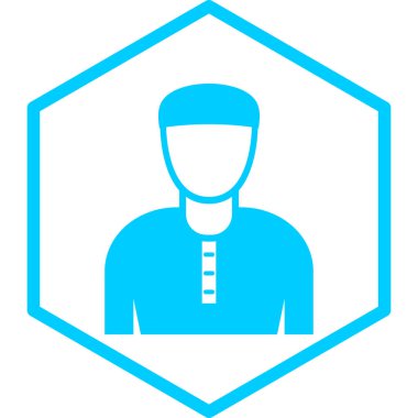 İnsan simgesi soyut bir grupta izole edildi