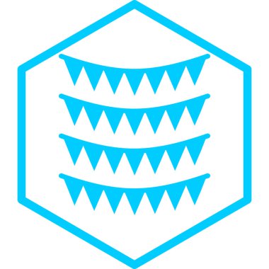 Basit bir simgenin vektör illüstrasyonu