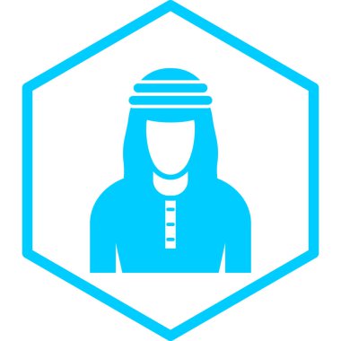 Müslüman ikonu vektör illüstrasyonu