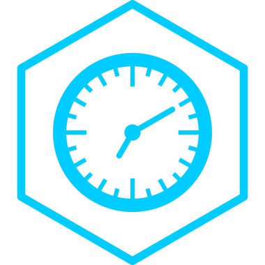 Saat. Web simgesi basit illüstrasyon