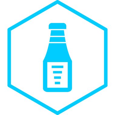 Bira şişesi. Basit tasarım