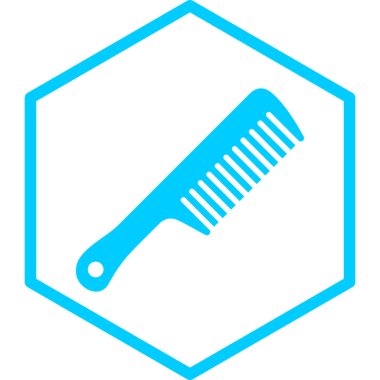 Tarak. Web simgesi basit tasarım