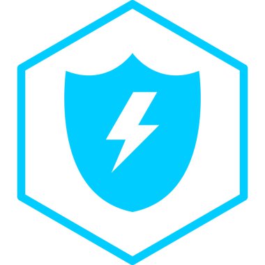 kalkan simgesi, vektör illüstrasyonu