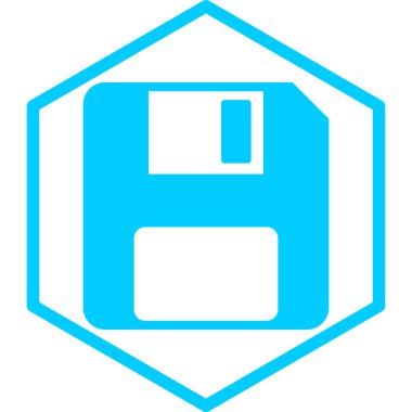 Bir harfin vektör illüstrasyonu