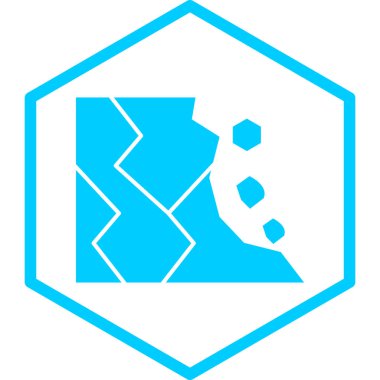 Bir harfin vektör illüstrasyonu