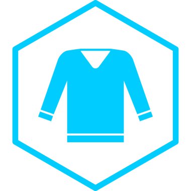 t-shirt vektör simgesi