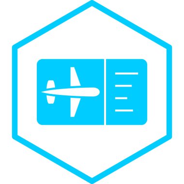 uçak simgesi, vektör illüstrasyonu