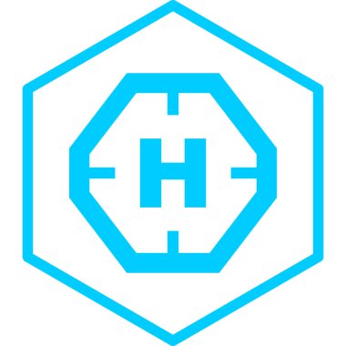 Bir b simgesinin vektör illüstrasyonu