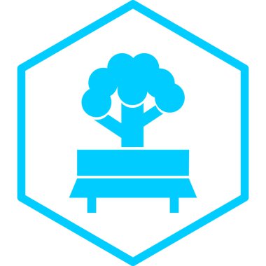 Ağaç. Web simgesi basit illüstrasyon