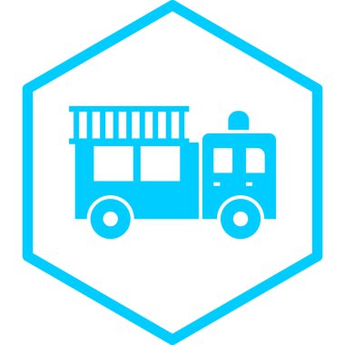 bus simgesi vektör illüstrasyonu