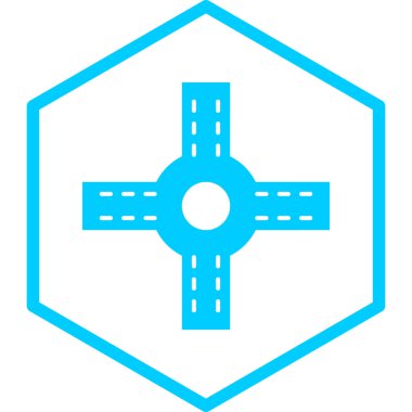 Bir nükleer simgenin vektör illüstrasyonu