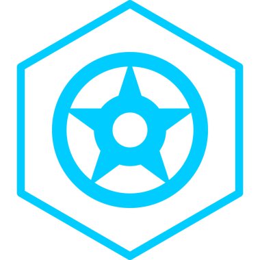 Pusula. Web simgesi basit illüstrasyon