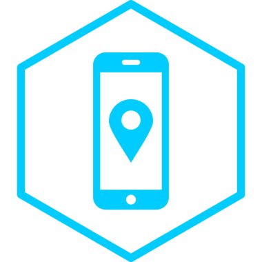 Cep telefonu. Web simgesi